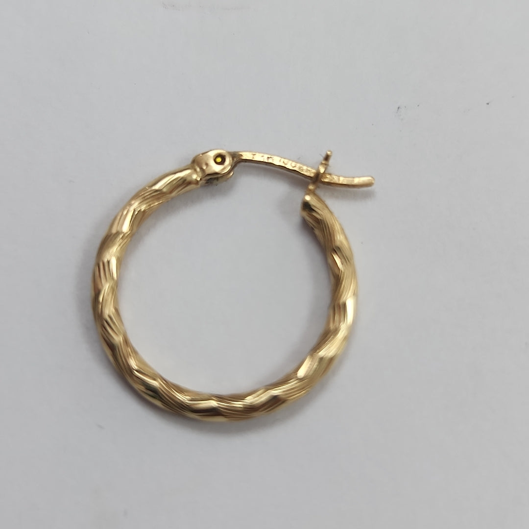 ARRACADAS PAR ORO 10 K 1,90 GRMS (SEMINUEVO)