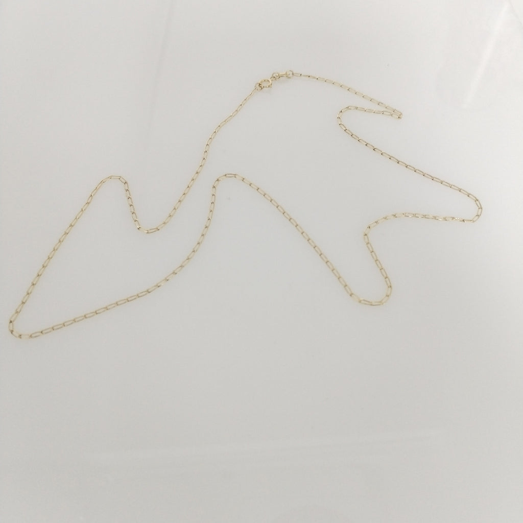 CADENAS TEJIDO ESLABONES ORO 10K 55 CM 1.9 GR (NUEVO)