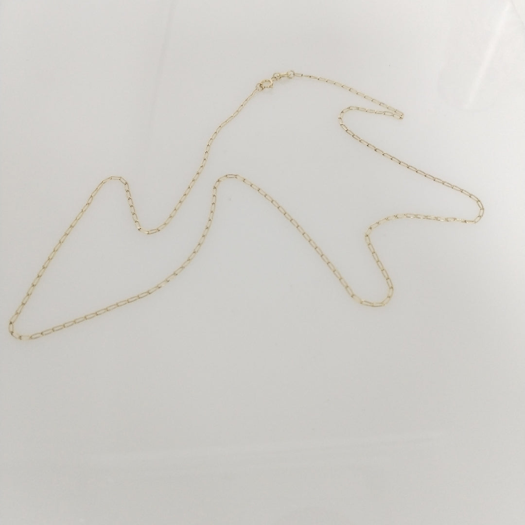 CADENAS TEJIDO ESLABONES ORO 10K 55 CM 1.9 GR (NUEVO)
