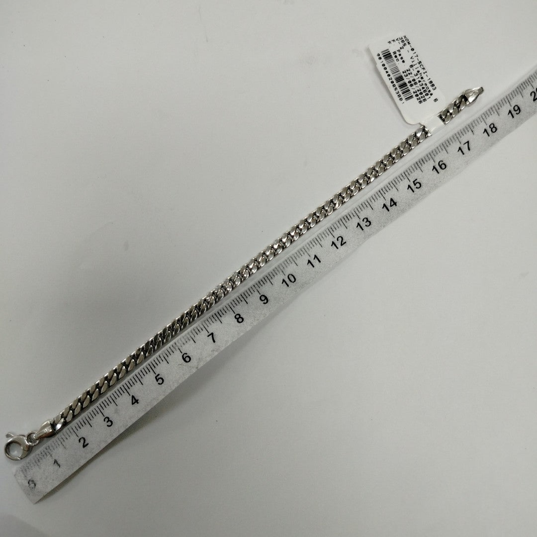 PULSERA ORO, ORO BLANCO 14 K 4.5 GRMS (SEMINUEVO)