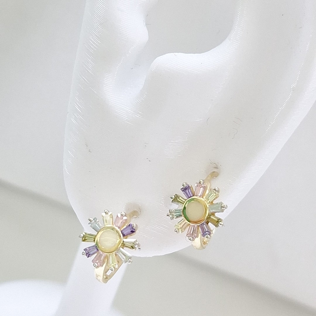 ARETES PAR ORO 14 K 1,70 GRMS (SEMINUEVO)