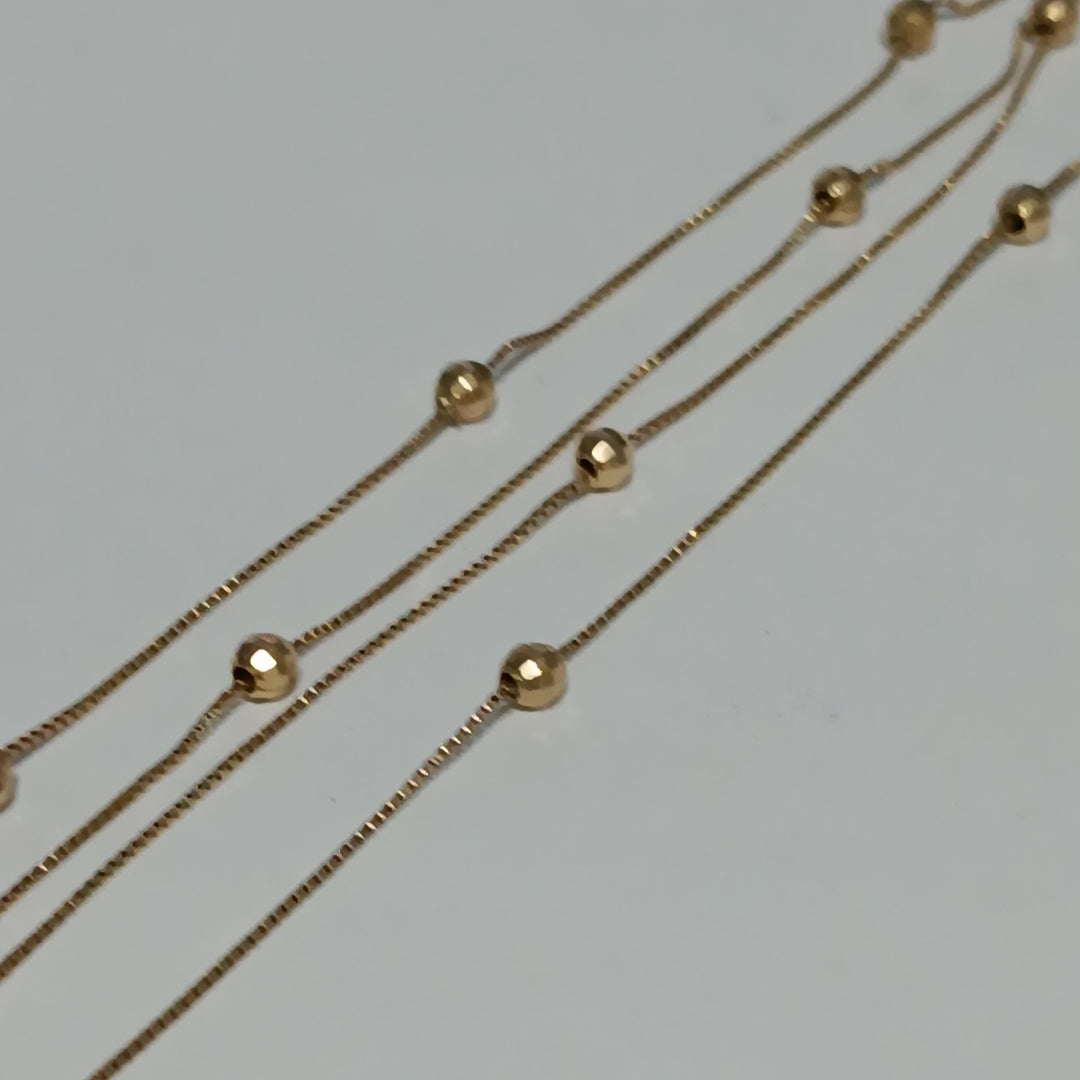 CADENA ORO 14 K 1.8 GRMS (SEMINUEVO)