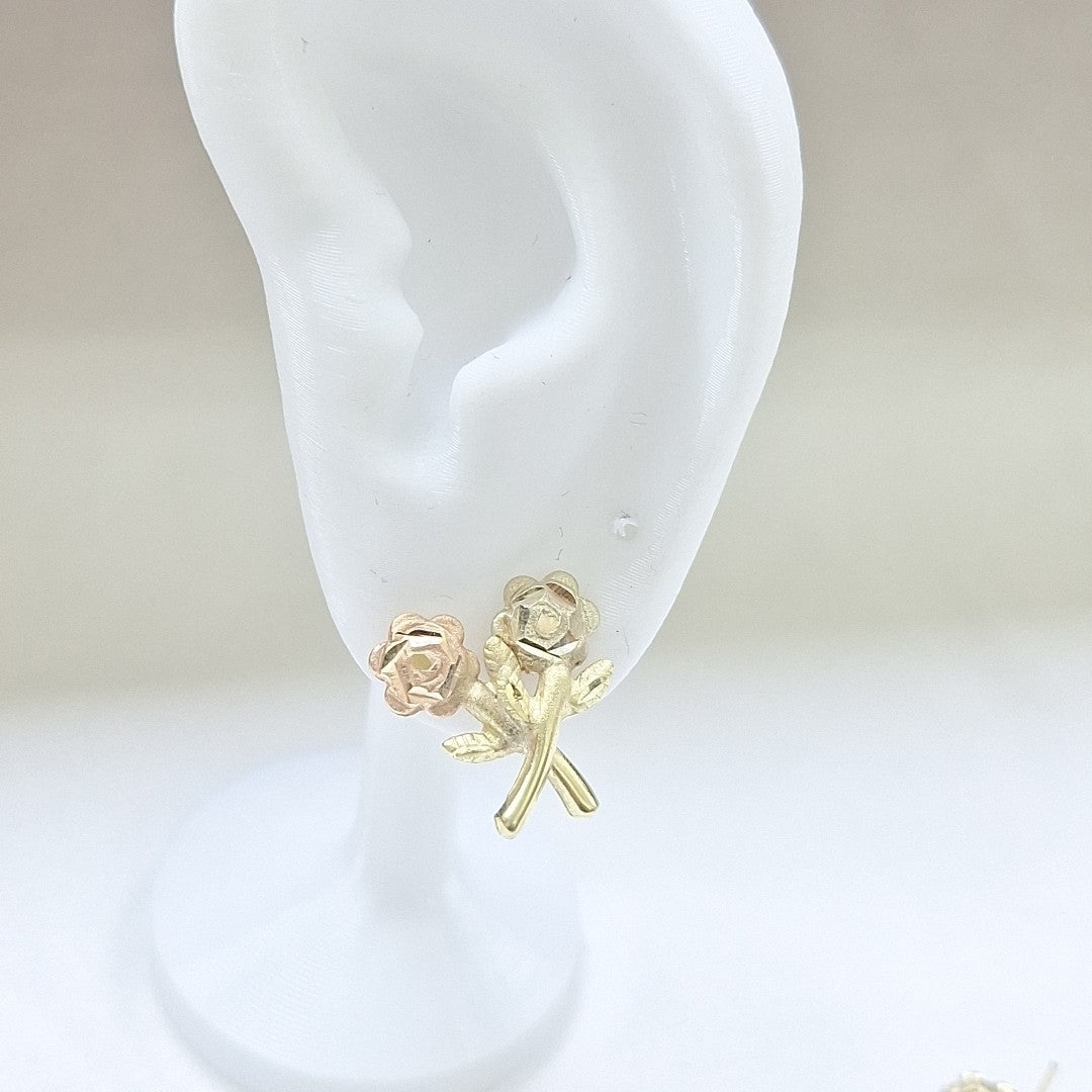 ARETES PAR ORO 14 K 2,00 GRMS (SEMINUEVO)