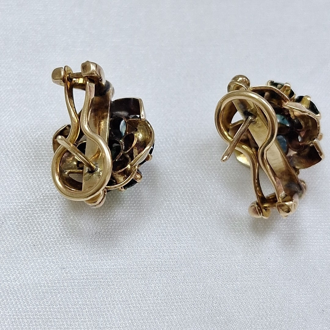 ARETES PAR ORO 14 K 8.8 GRMS (SEMINUEVO)