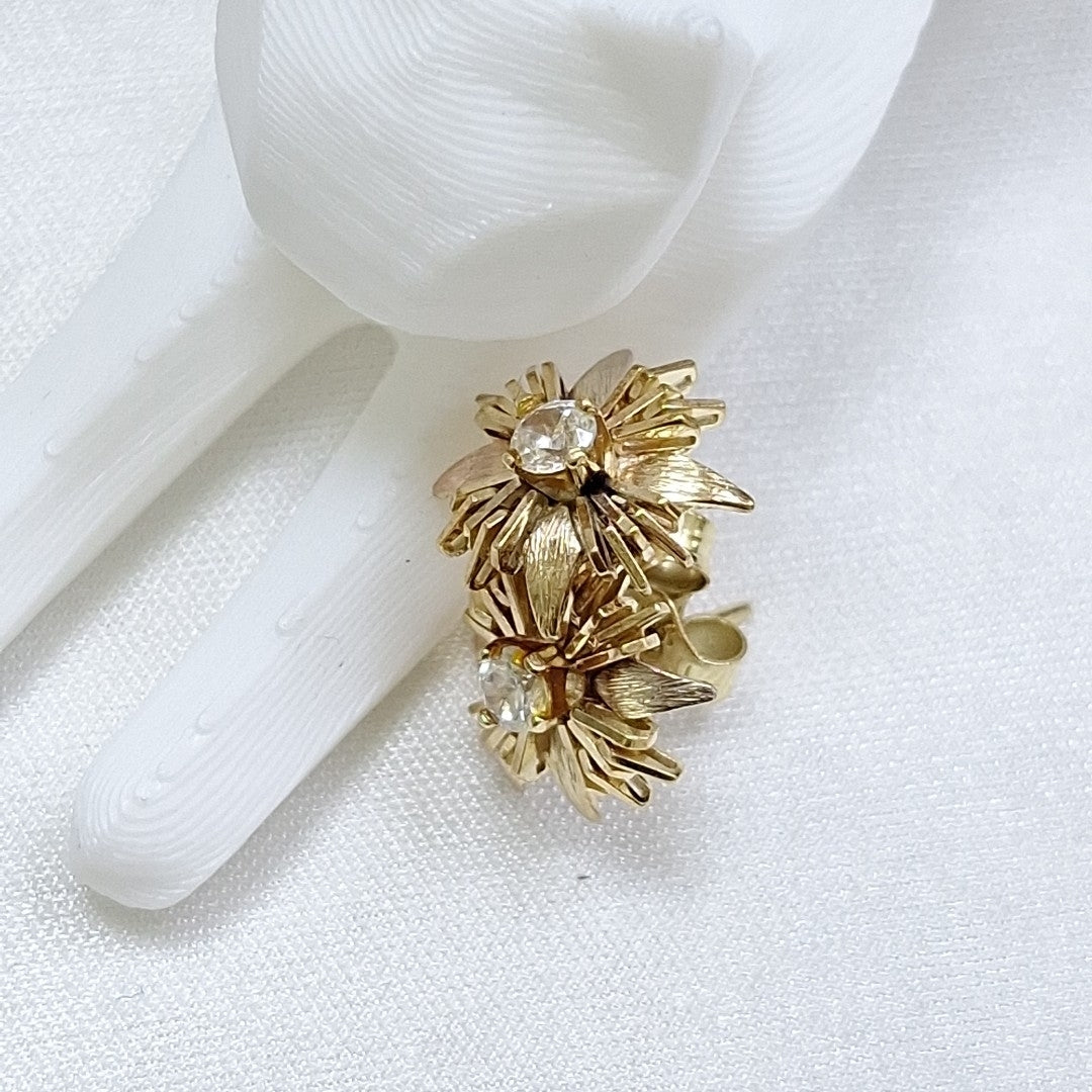 ARETES PAR ORO 14 K 2,30 GRMS (SEMINUEVO)