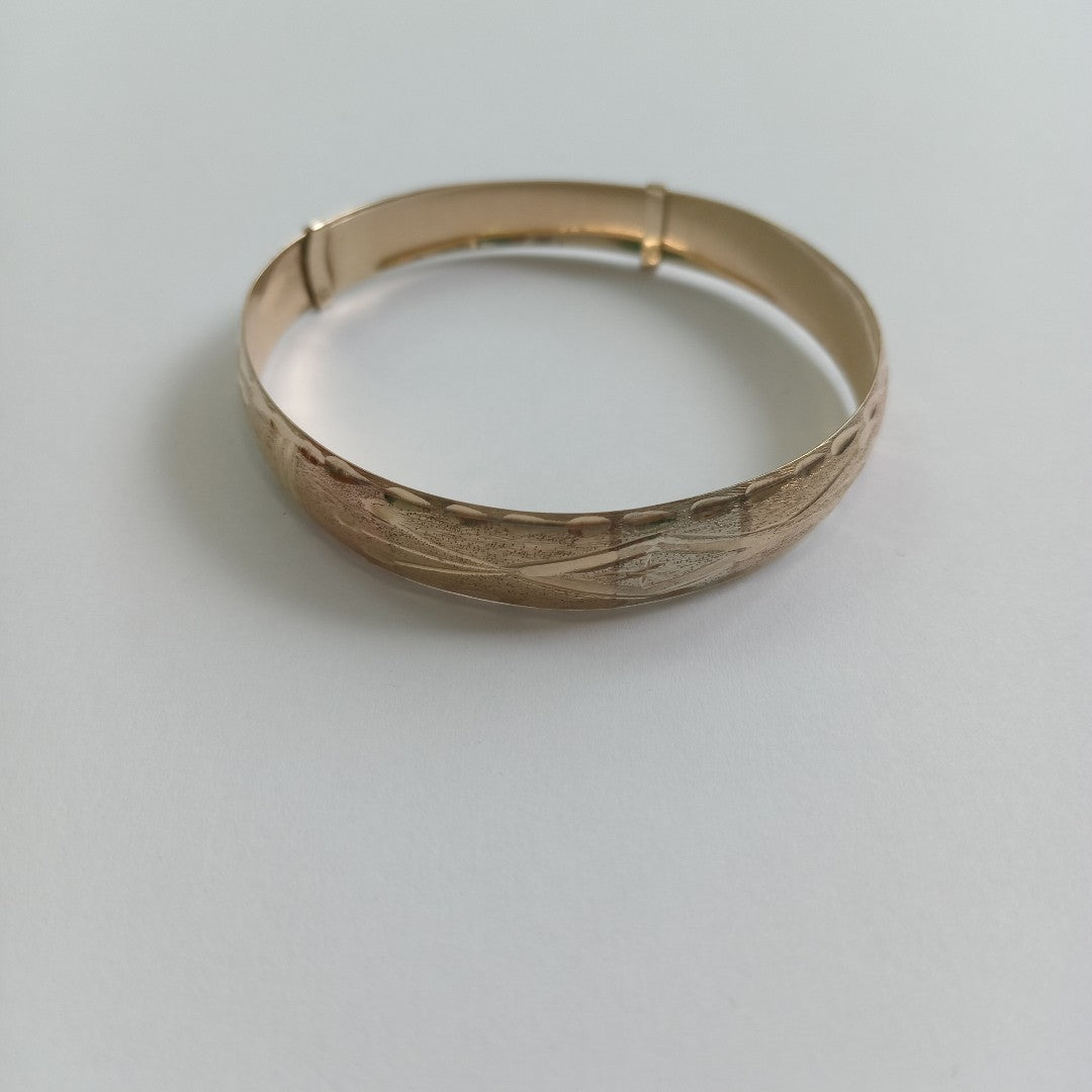 PULSERA RIGIDA ORO 10 K 6,50 GRMS (SEMINUEVO)