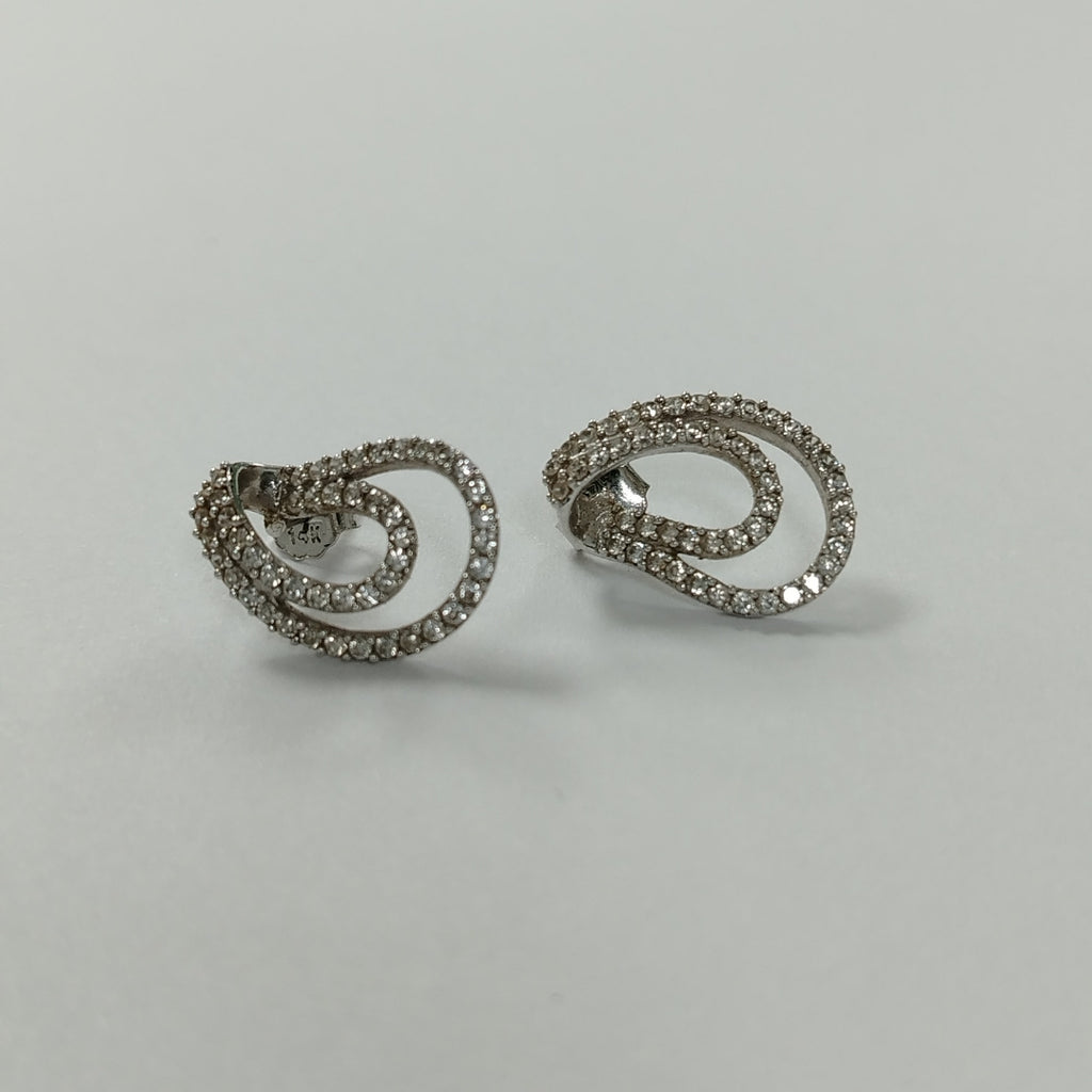 ARETES PAR ORO, ORO BLANCO 14 K 4 GRMS (SEMINUEVO)