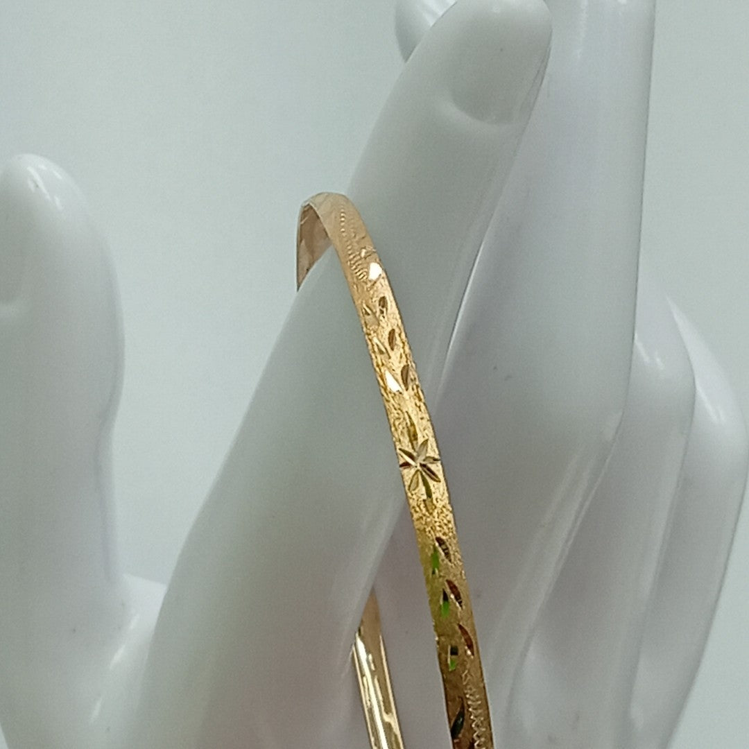 PULSERA RIGIDA ORO 14 K 3,40 GRMS (SEMINUEVO)