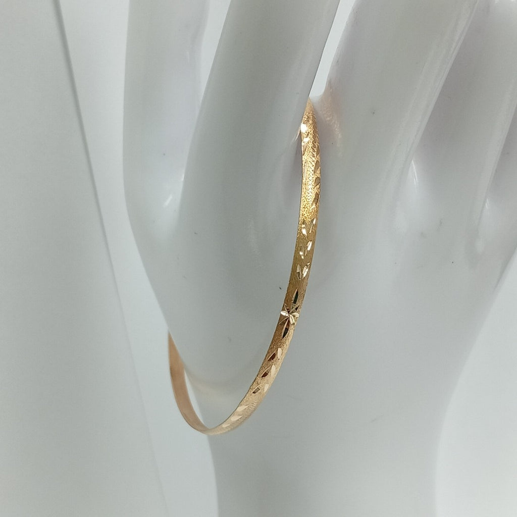 PULSERA RIGIDA ORO 14 K 3,40 GRMS (SEMINUEVO)