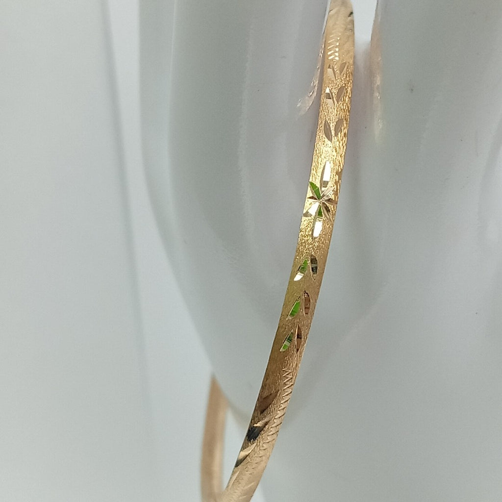 PULSERA RIGIDA ORO 14 K 3,40 GRMS (SEMINUEVO)