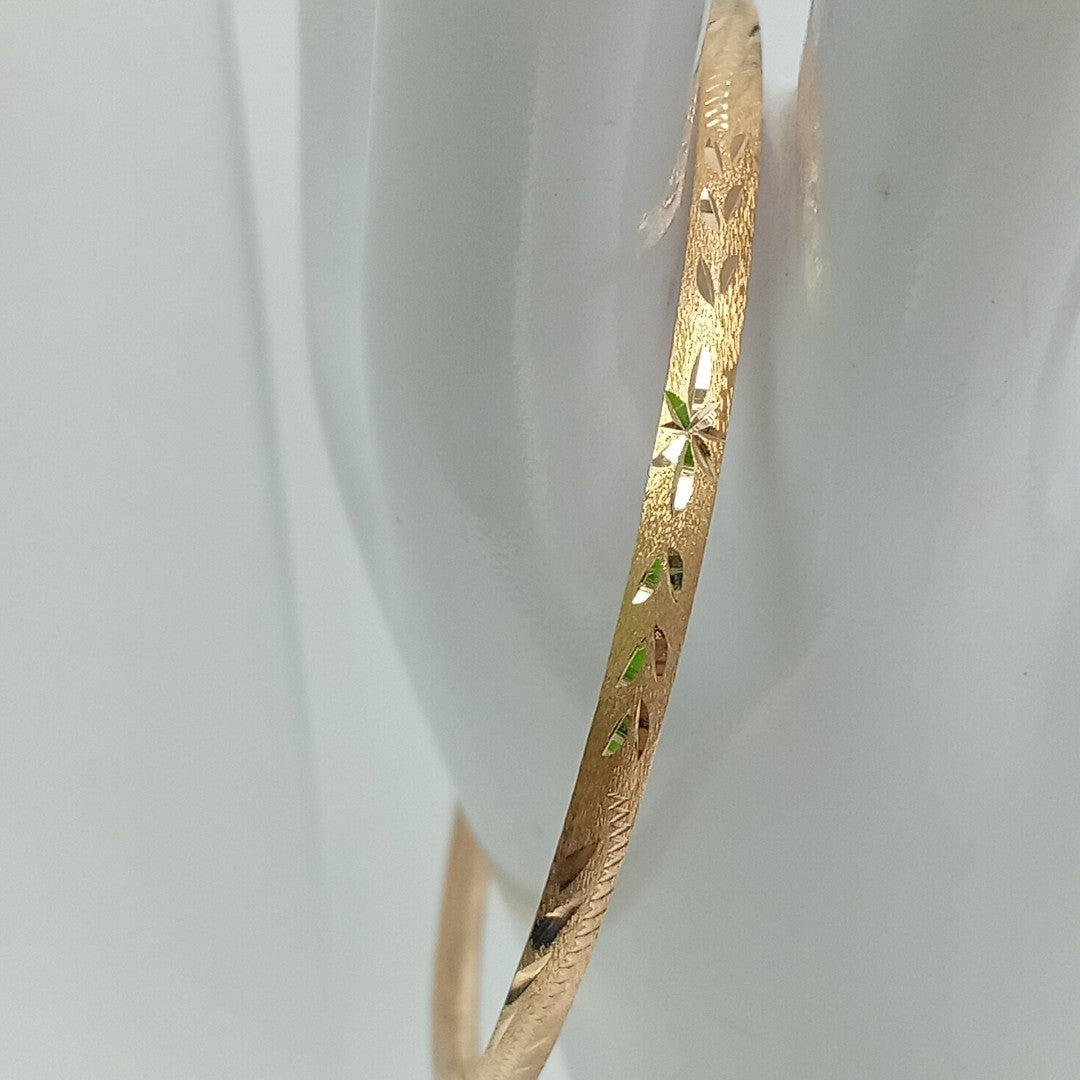 PULSERA RIGIDA ORO 14 K 3,40 GRMS (SEMINUEVO)