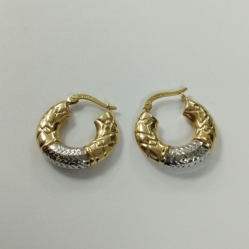 ARRACADAS PAR ORO 14 K 2,40 GRMS (SEMINUEVO)