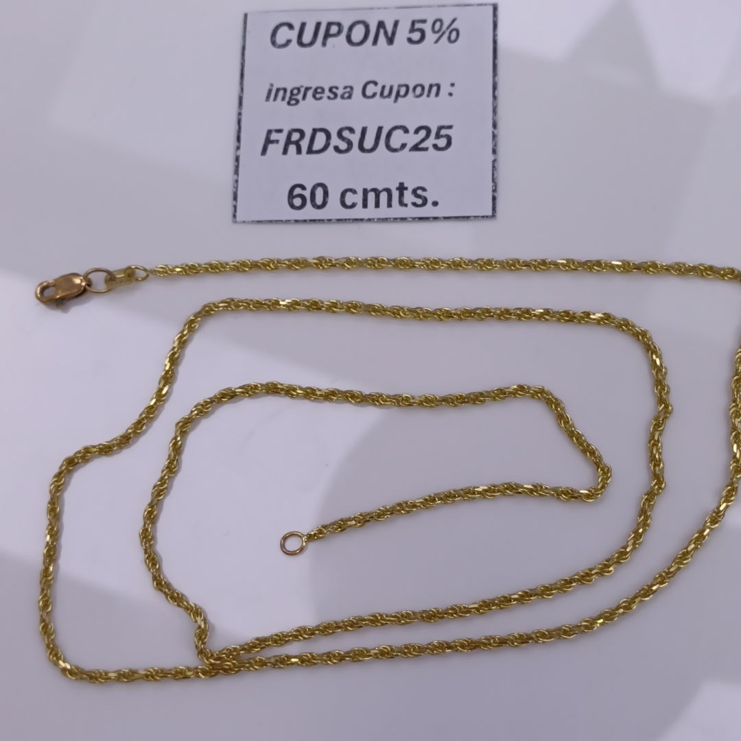 CADENA ORO 14 K 8,00 GRMS (SEMINUEVO)