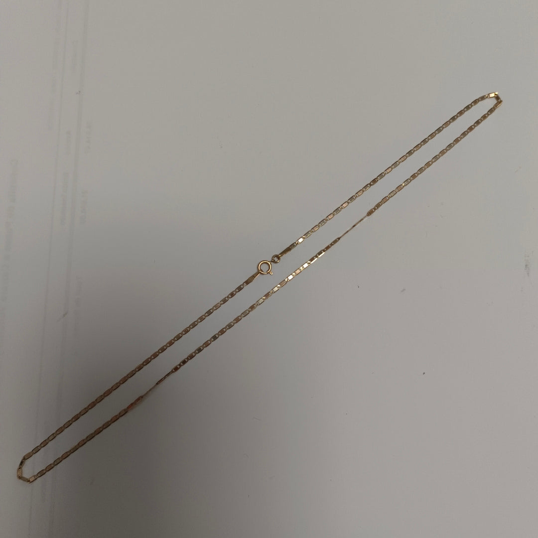 CADENA ORO, ORO COMBINADO 14 K 1.4 GRMS (SEMINUEVO)