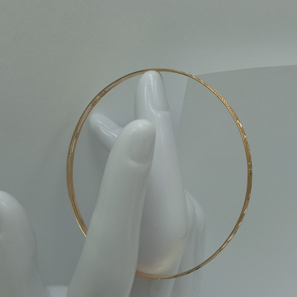 PULSERA RIGIDA ORO 14 K 3,50 GRMS (SEMINUEVO)