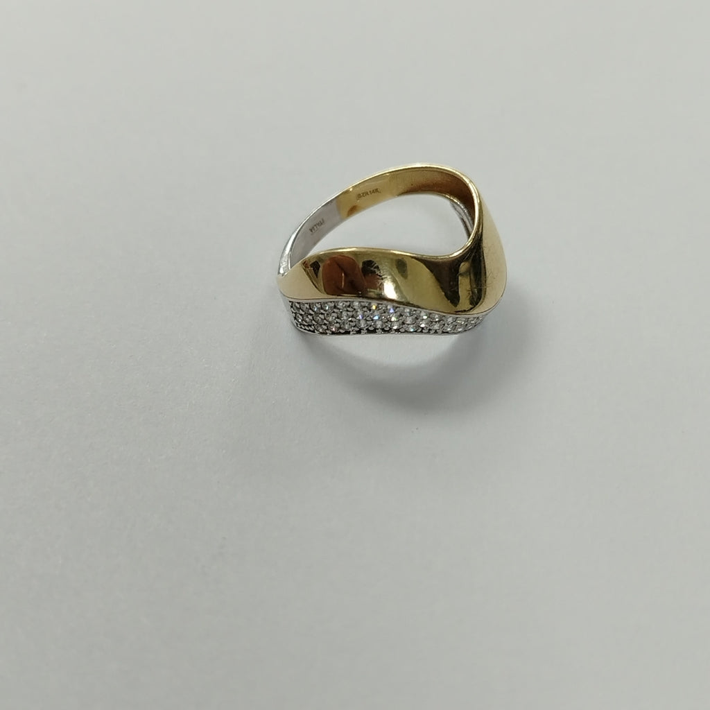 ANILLITO ORO COMBINADO 10 K 3.6 GRMS (SEMINUEVO)