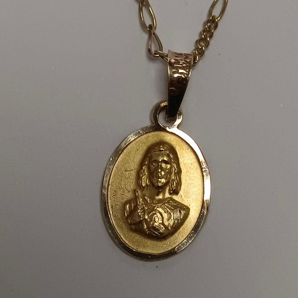 CADENA, DIJE ORO 14 K 2.9 GRMS (SEMINUEVO)