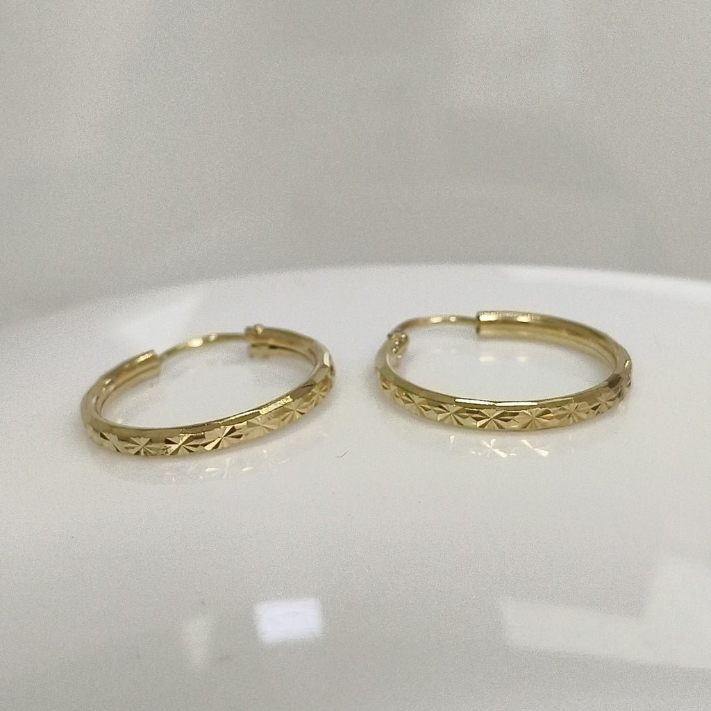 ARRACADAS PAR ORO 14 K 2,20 GRMS (SEMINUEVO)