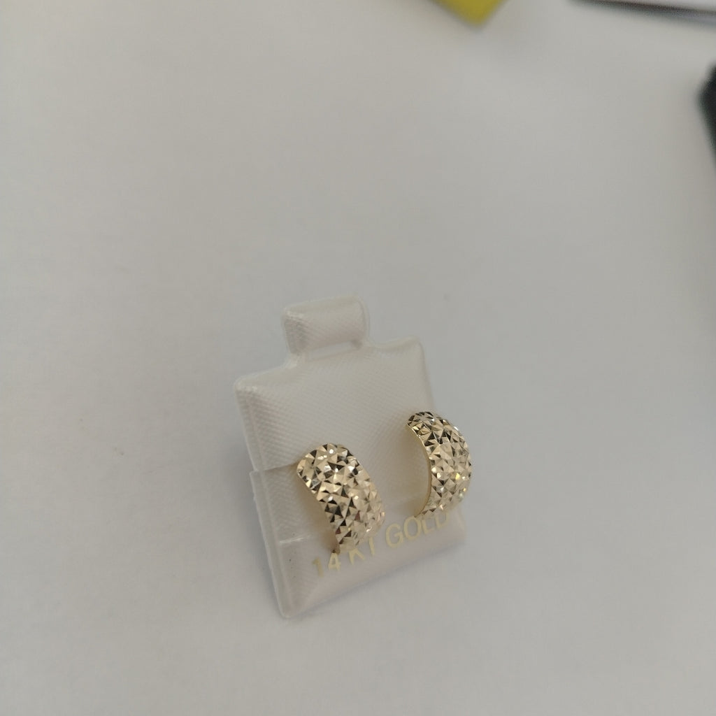 BROQUELES ORO 14K 1.8 (NUEVO)