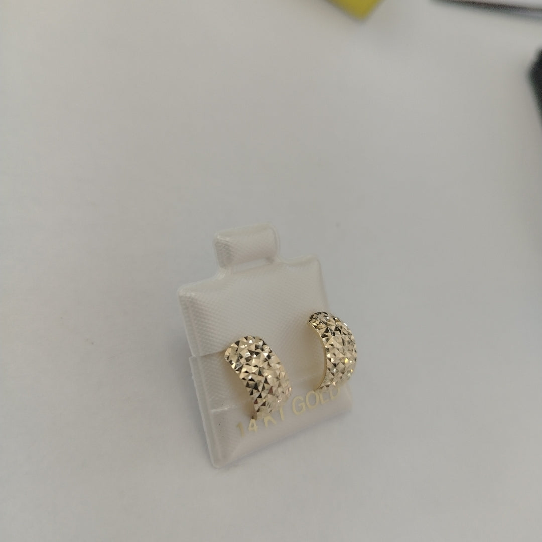 BROQUELES ORO 14K 1.8 (NUEVO)