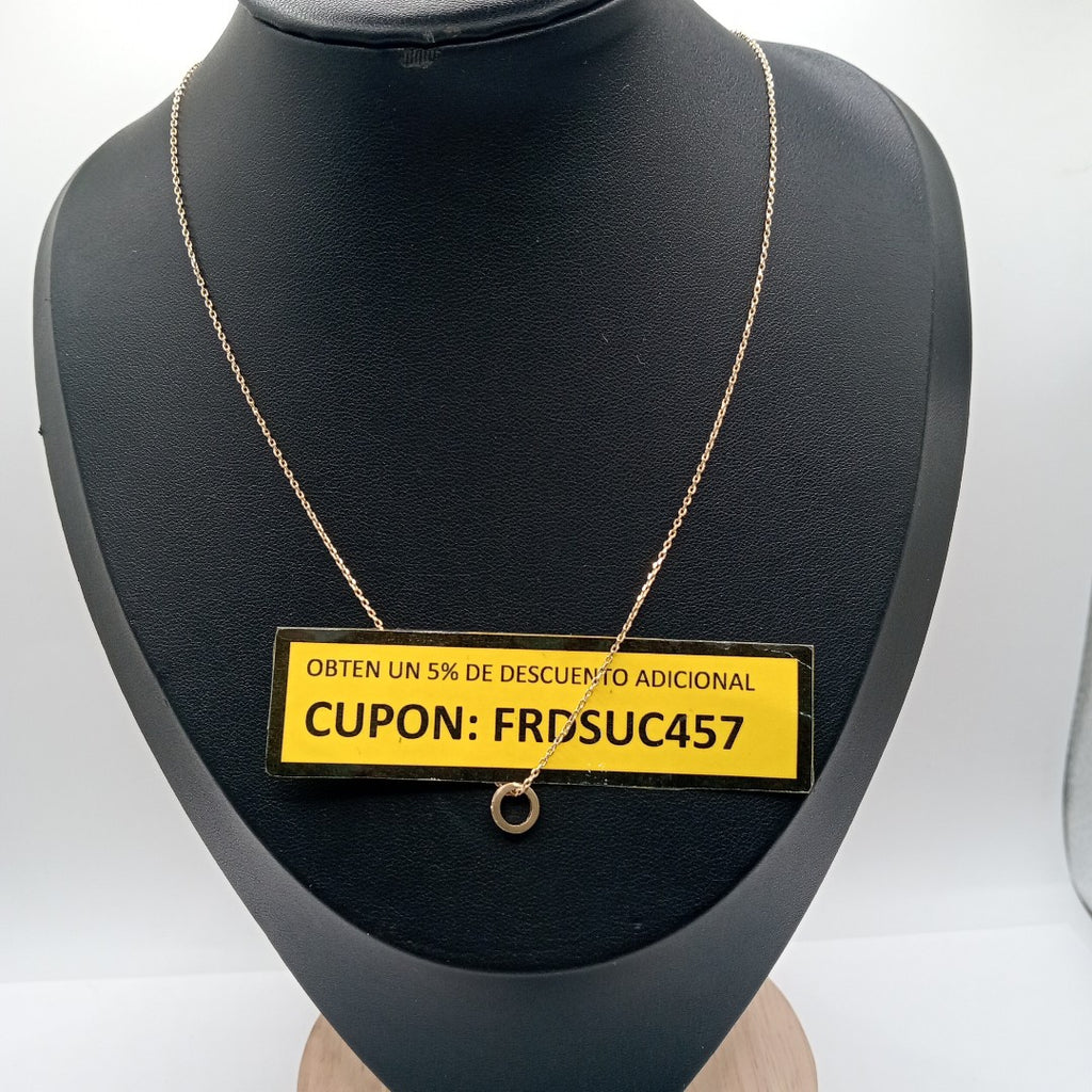 GARGANTILLA ORO 10 K 1,70 GRMS (SEMINUEVO)