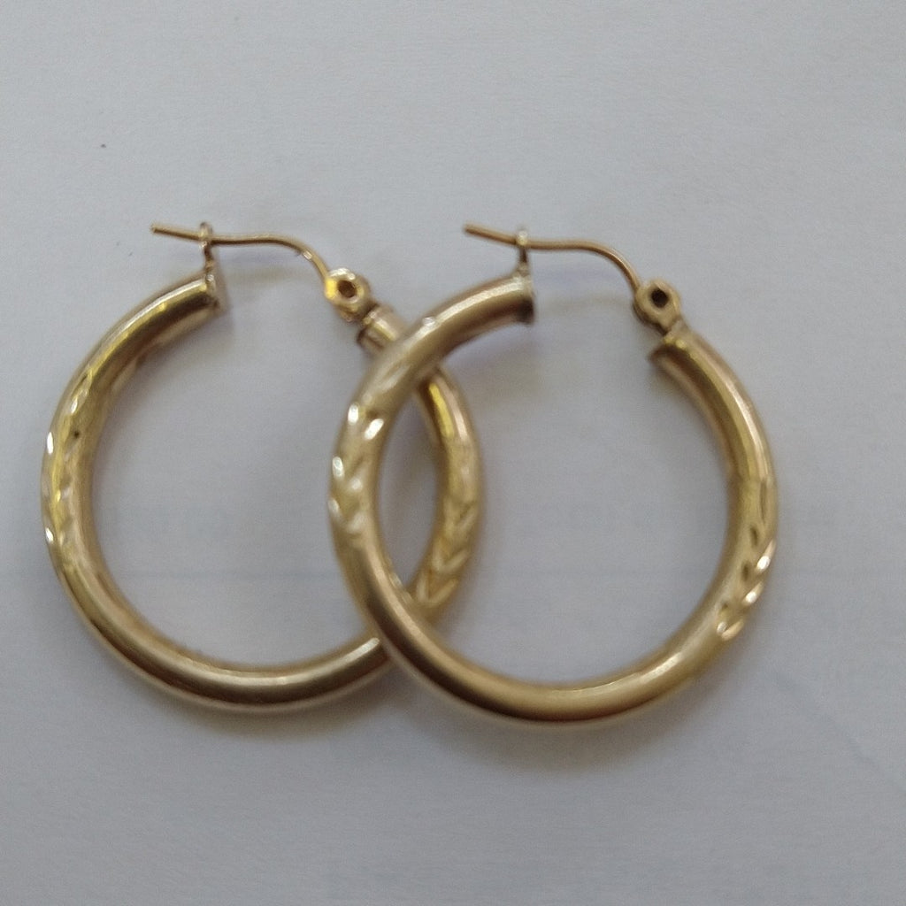ARRACADAS PAR ORO 14 K 3 GRMS (SEMINUEVO)