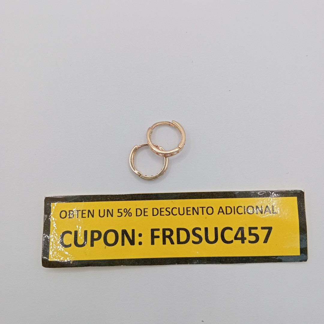 ARRACADAS PAR ORO 10 K 1.2 GRMS (SEMINUEVO)