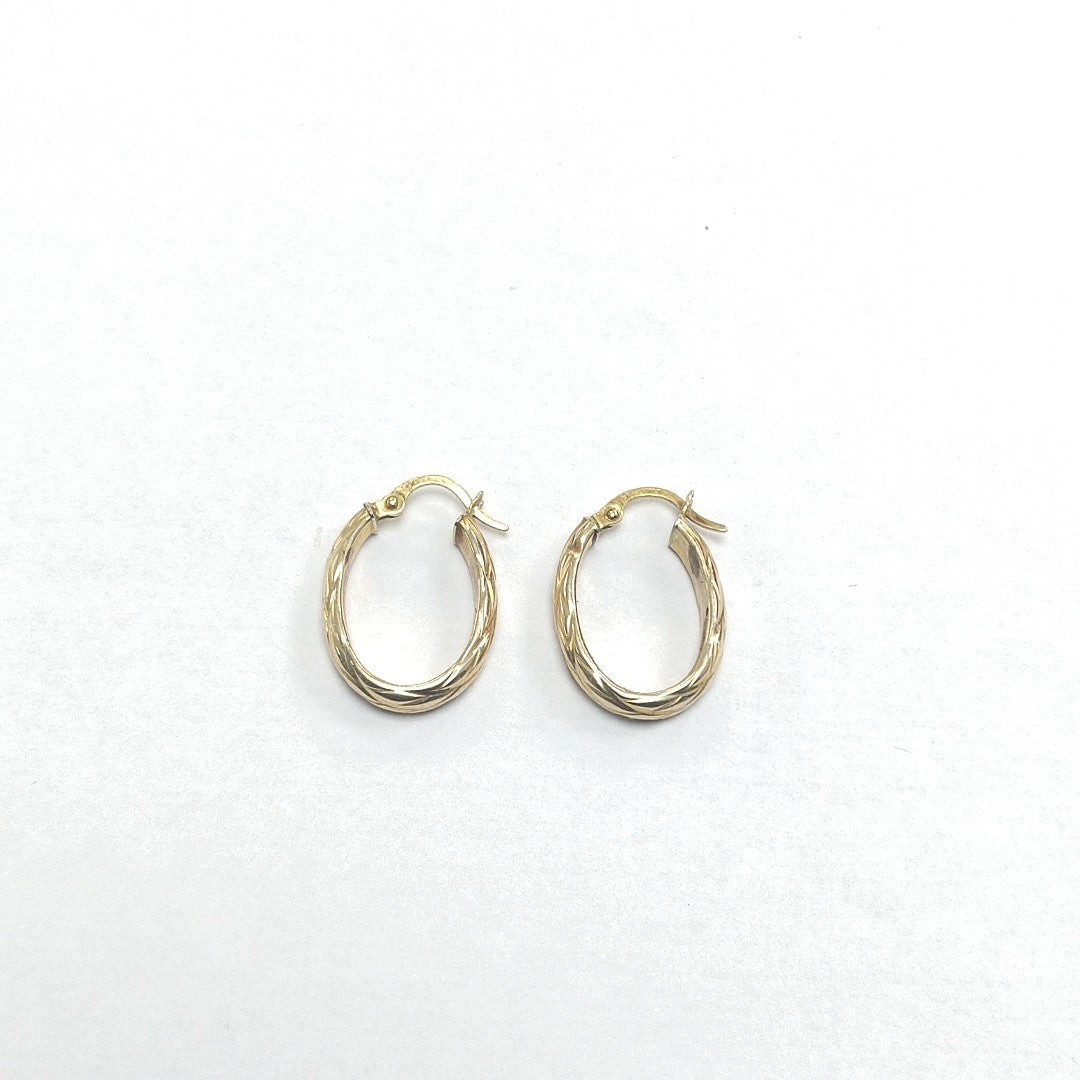 ARRACADAS PAR ORO 14 K 1.4 GRMS (SEMINUEVO)
