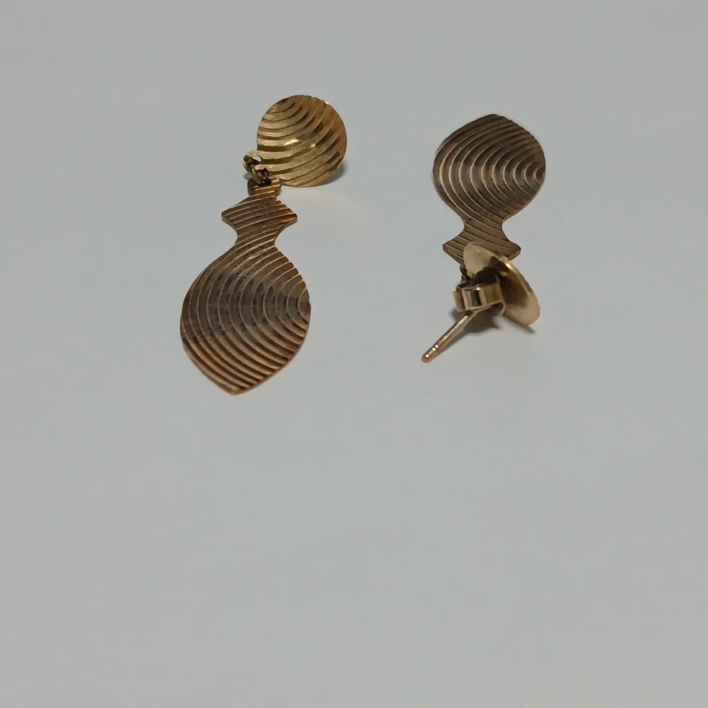 ARETES PAR ORO 10 K 5.2 GRMS (SEMINUEVO)