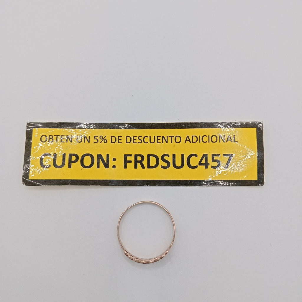 ANILLO DE GRADUACIÓN ORO 8 K 1 GRMS (SEMINUEVO)
