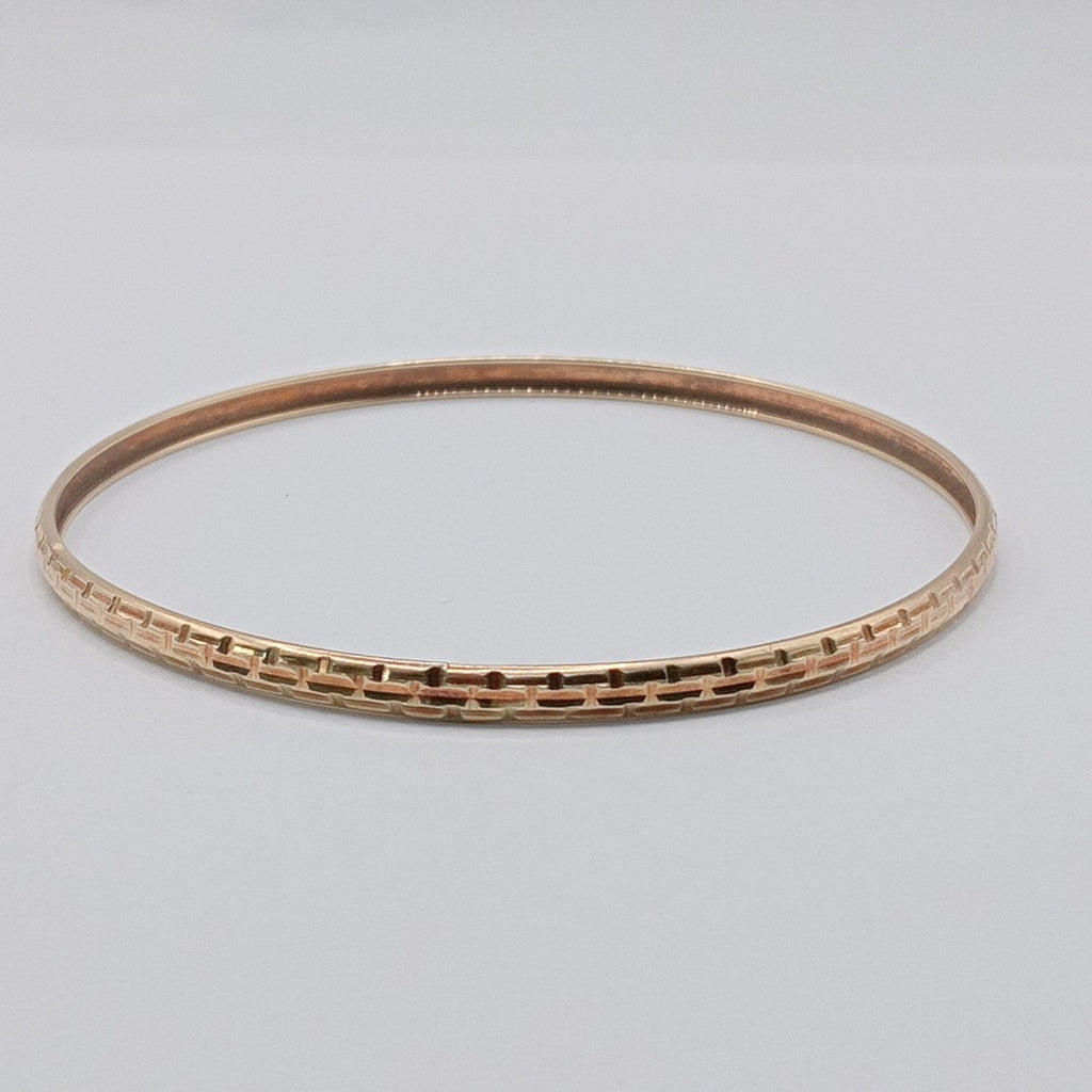 PULSERA RIGIDA ORO 10 K 3,40 GRMS (SEMINUEVO)