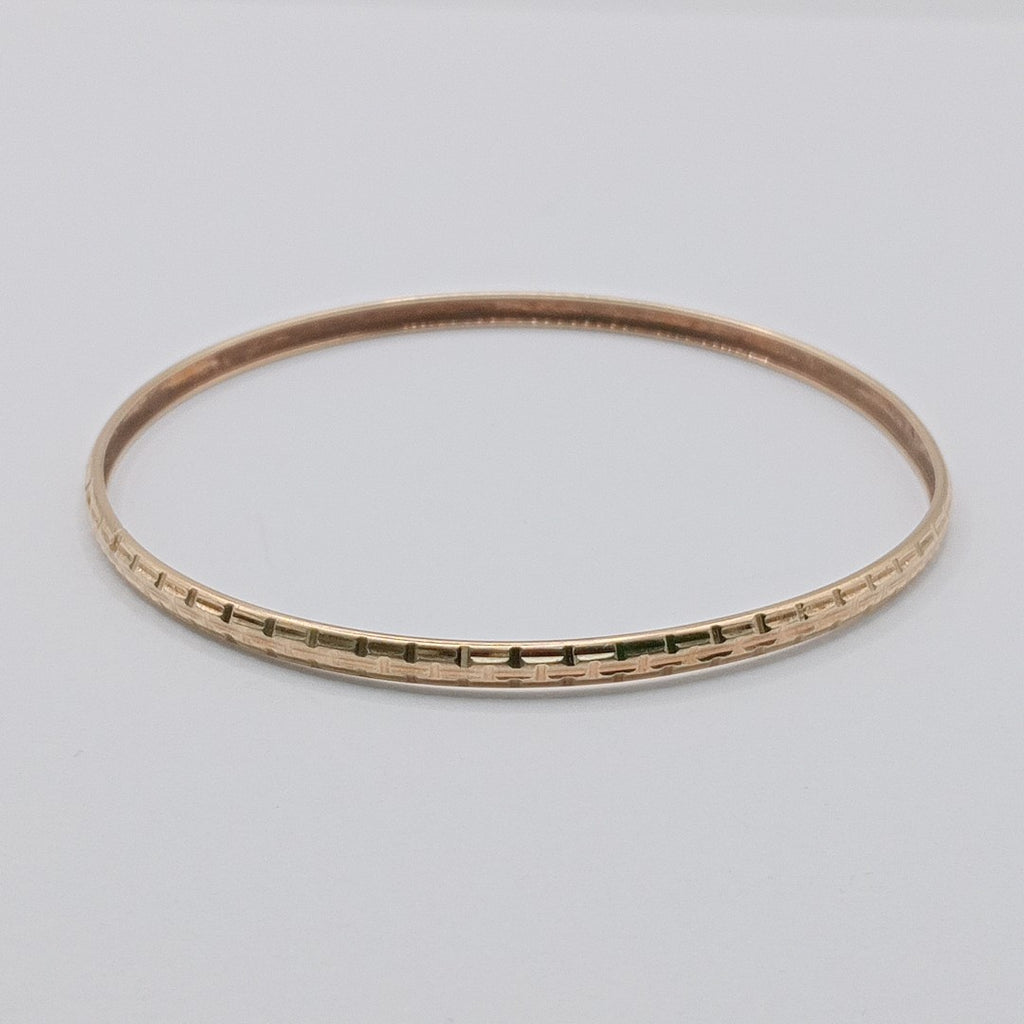 PULSERA RIGIDA ORO 10 K 3,40 GRMS (SEMINUEVO)