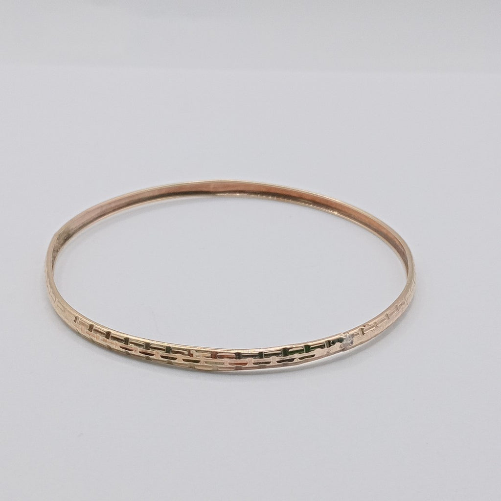 PULSERA RIGIDA ORO 10 K 3,50 GRMS (SEMINUEVO)