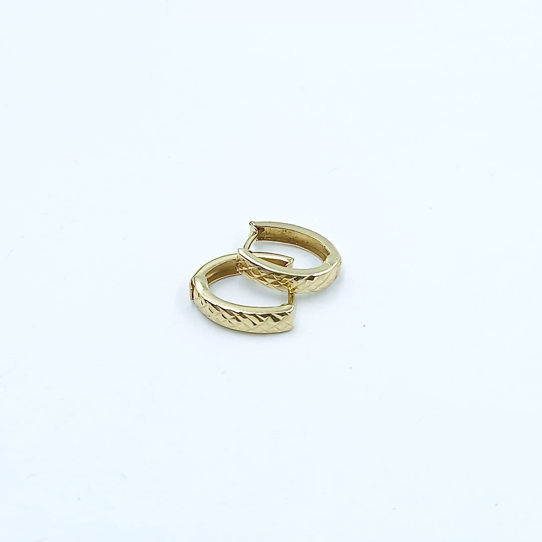 ARETES PAR ORO 14 K 1.1 GRMS (SEMINUEVO)