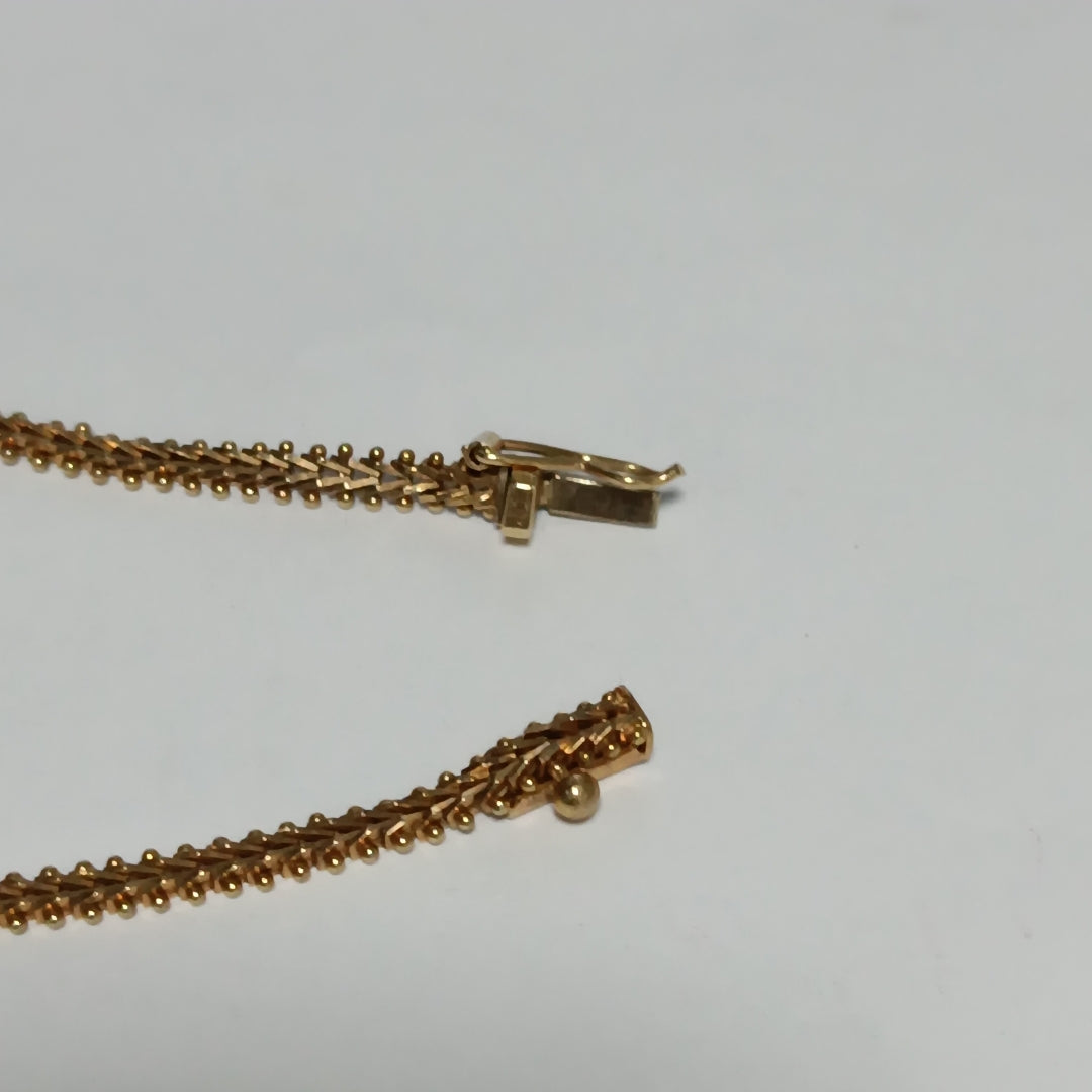 PULSERA ORO 14 K 6.9 GRMS (SEMINUEVO)