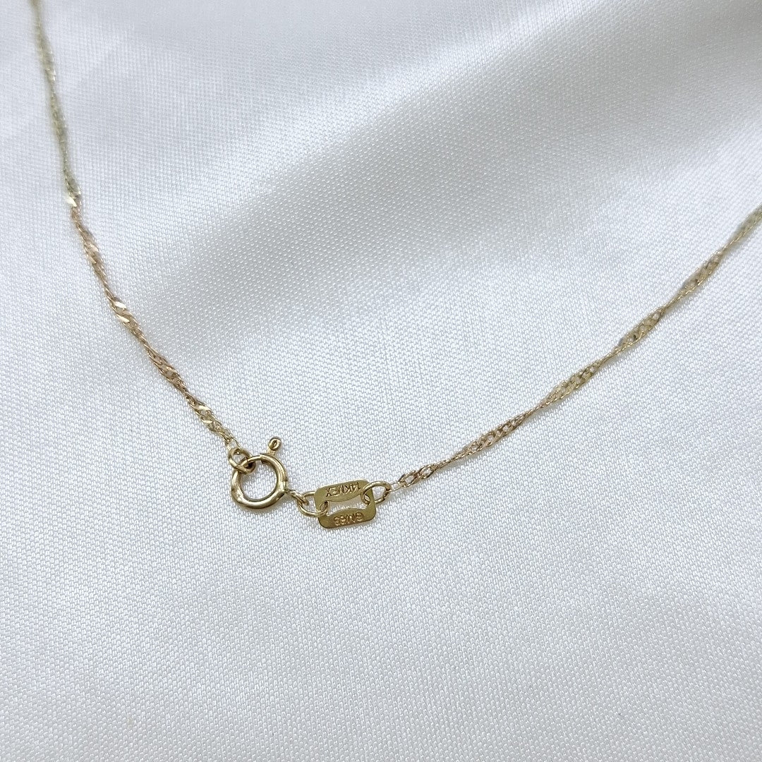 CADENA ORO 14 K 1,80 GRMS (SEMINUEVO)