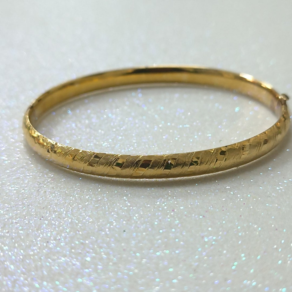 PULSERA RIGIDA ORO 14 K 5.8 GRMS (SEMINUEVO)