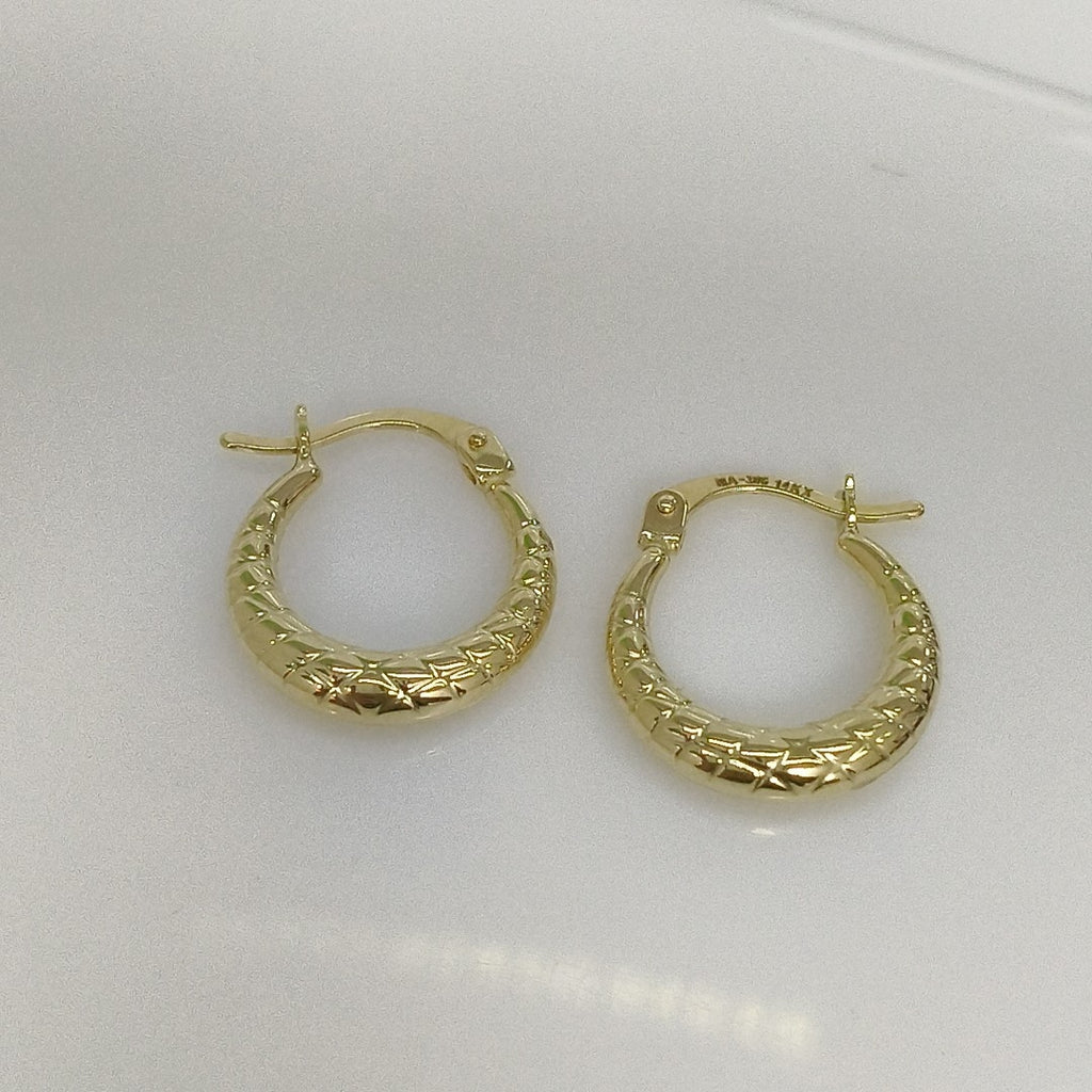 ARRACADAS ORO 14K 1.1 (NUEVO)