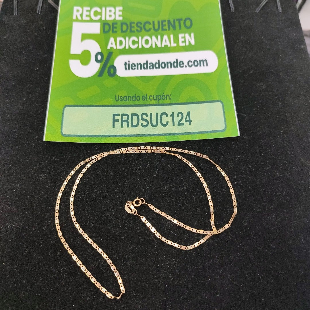 CADENA ORO 10 K 1.5 GRMS (SEMINUEVO)