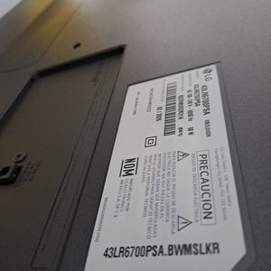 PANTALLA LG 43LR6700PSA (2025) 43" LED FULL HD (SEMINUEVO)