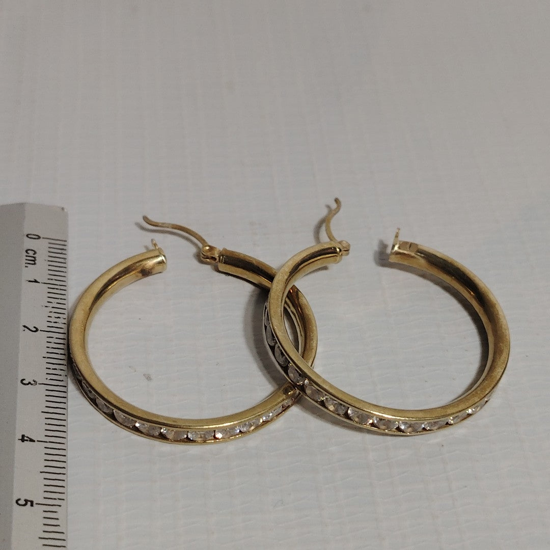 ARRACADAS PAR ORO 14 K 8,00 GRMS (SEMINUEVO)