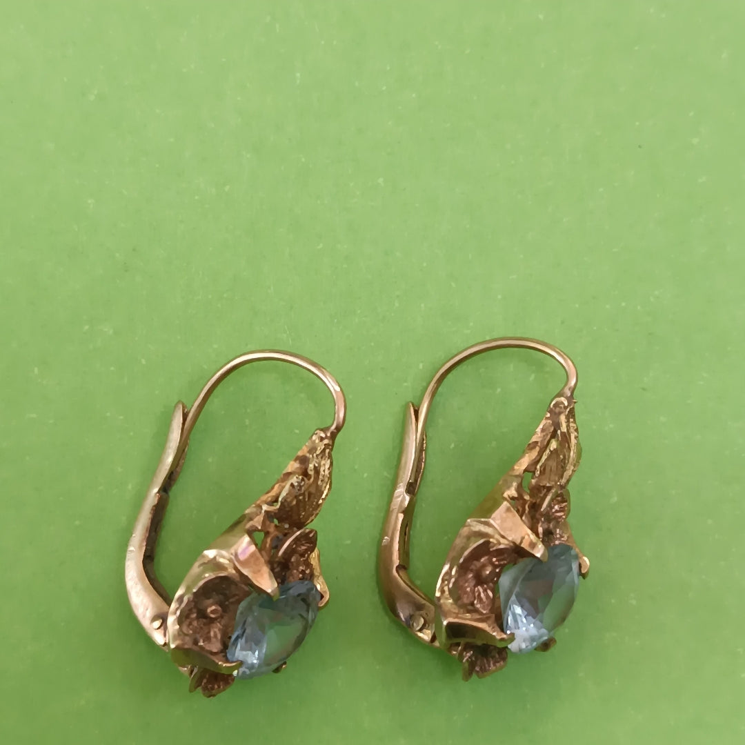 ARETES PAR ORO 14 K 5 GRMS (SEMINUEVO)