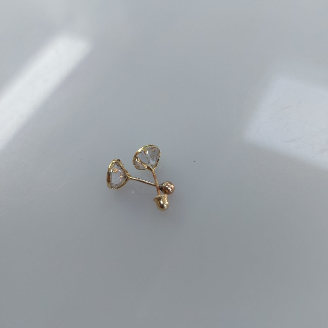 BROQUELES PAR ORO 10 K 0,80 GRMS (SEMINUEVO)