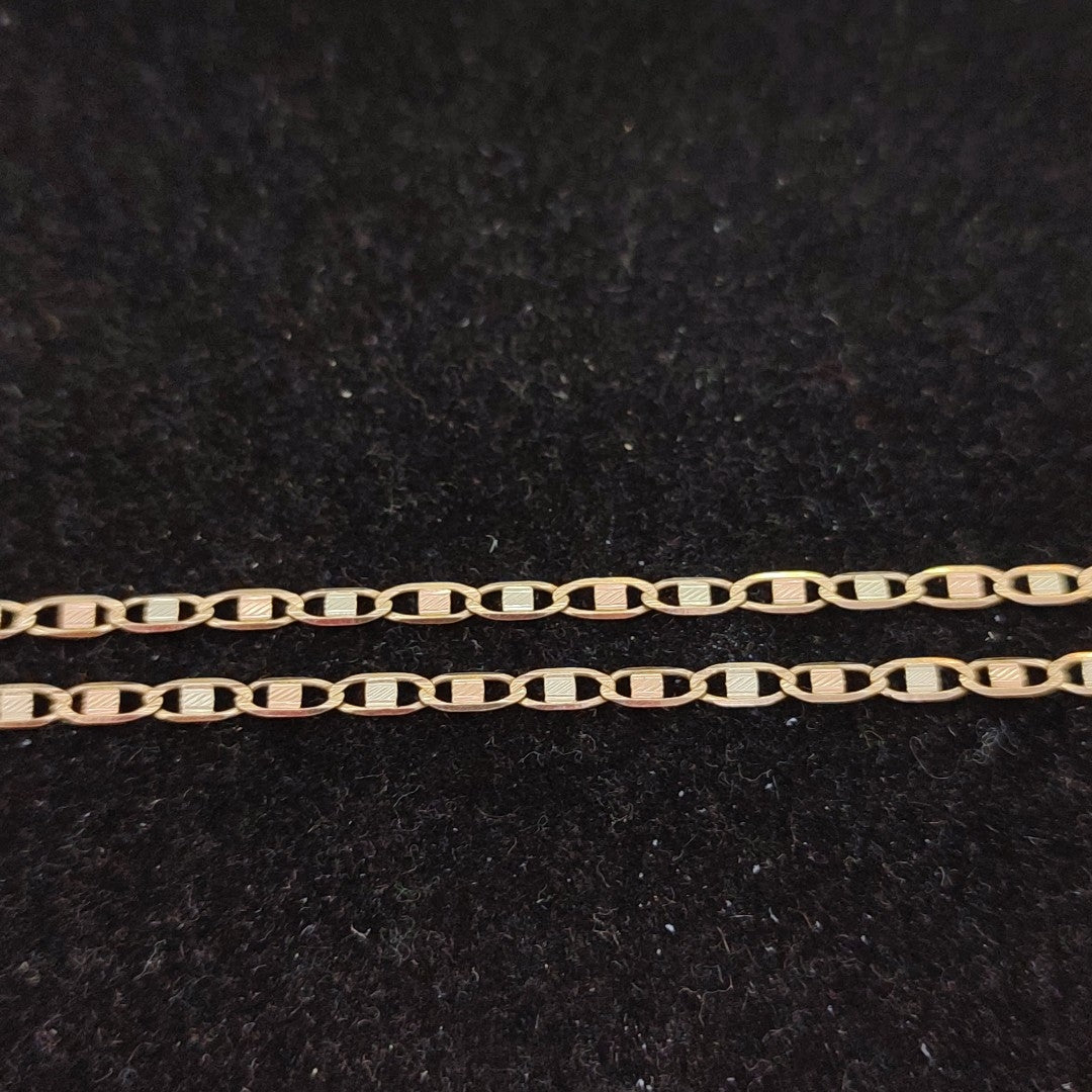 CADENA ORO, ORO COMBINADO 8 K 4 GRMS (SEMINUEVO)