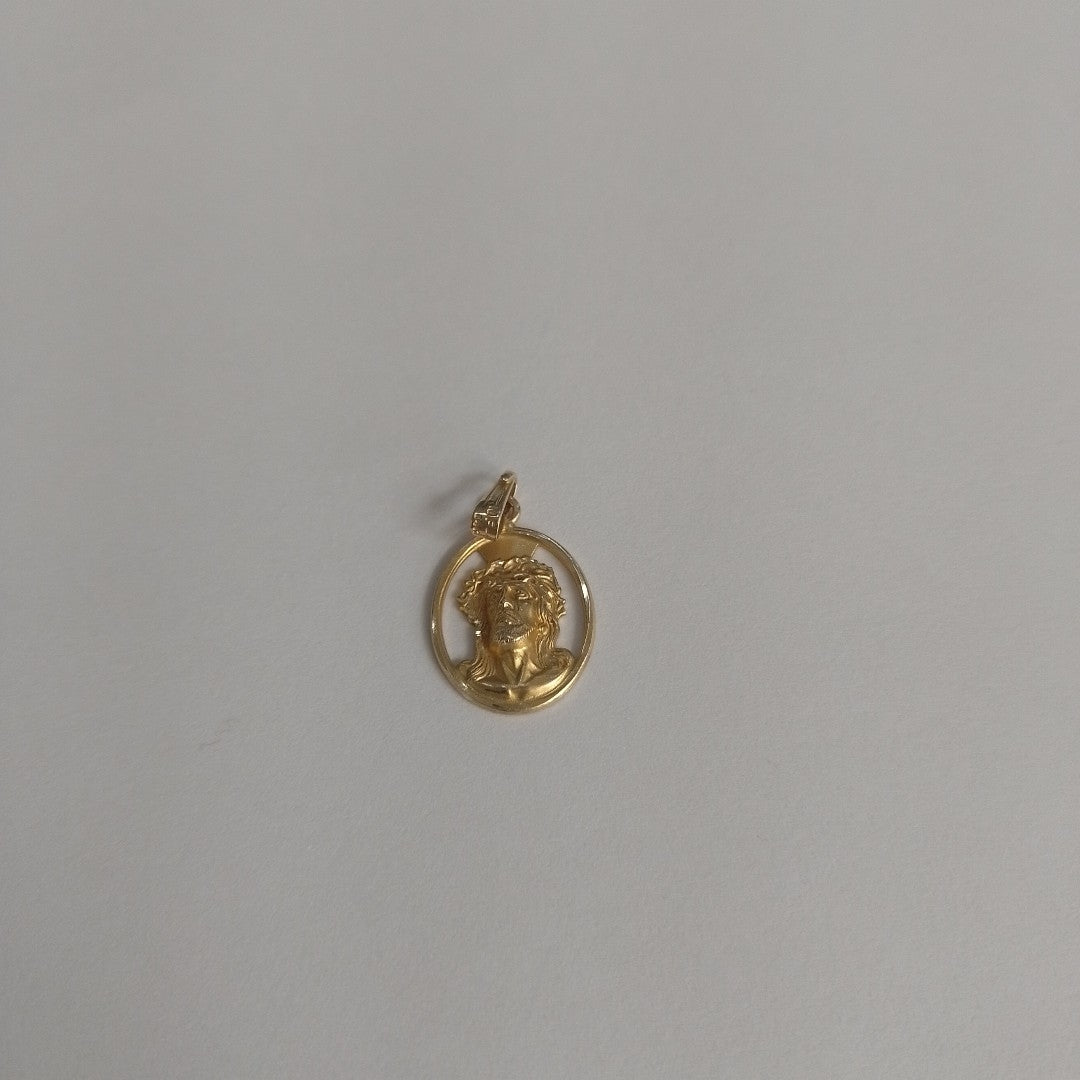 DIJE, MEDALLA RELIGIOSA ORO 14 K 1.5 GRMS (SEMINUEVO)