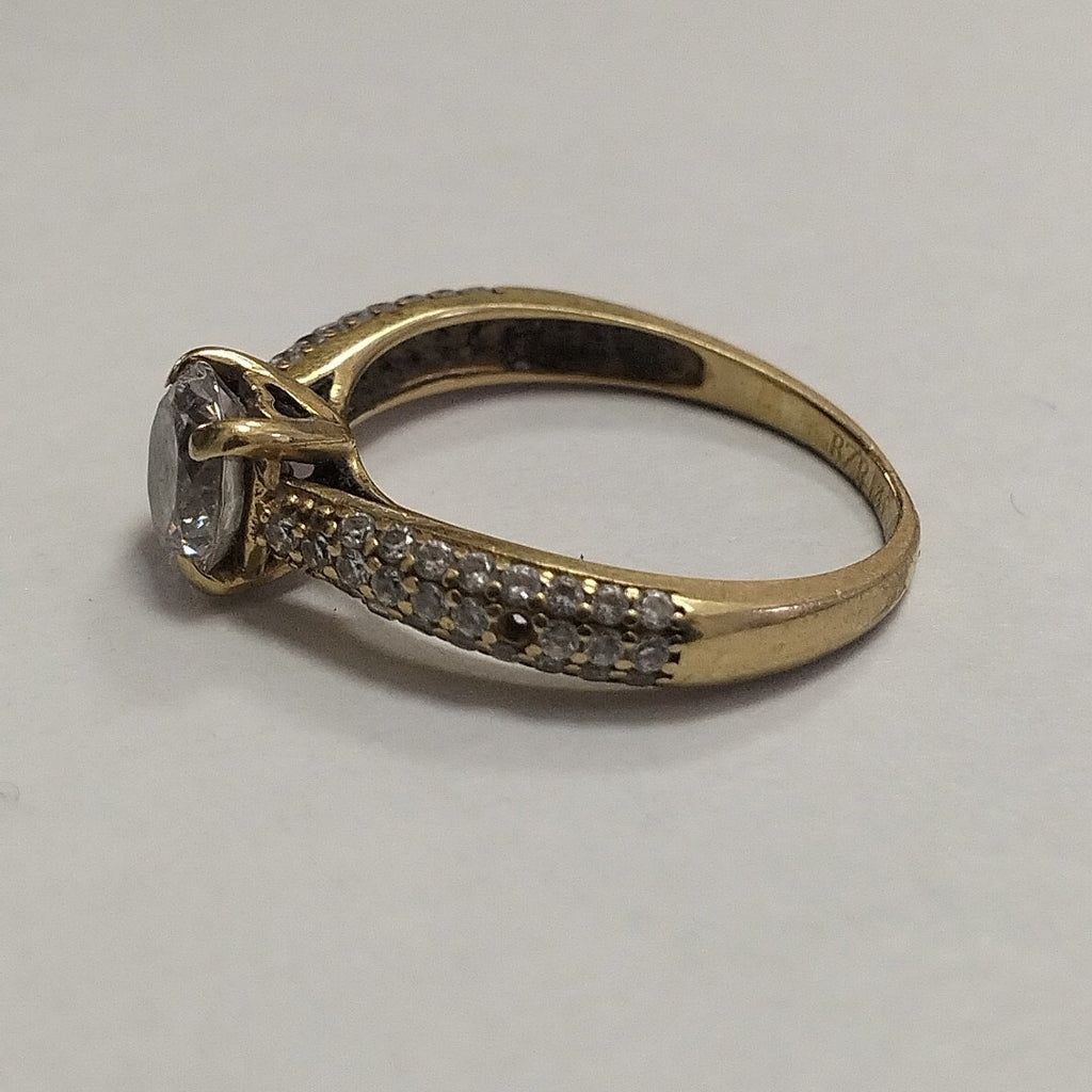 ANILLITO,SOLITARIO ORO 14 K 2,20 GRMS (SEMINUEVO)