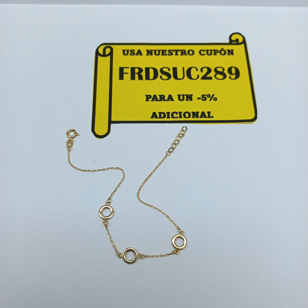 PULSERAS DAMA ORO 14K 1.2 (NUEVO)