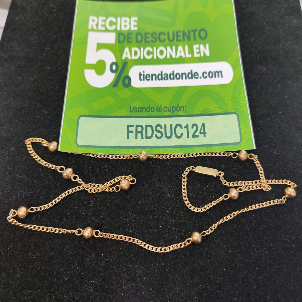 CADENA ORO 8 K 11.1 GRMS (SEMINUEVO)