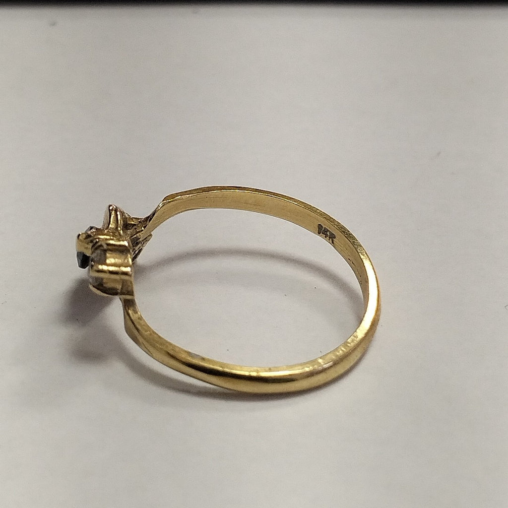 ANILLITO, SOLITARIO ORO 14 K 2.3 GRMS (SEMINUEVO)