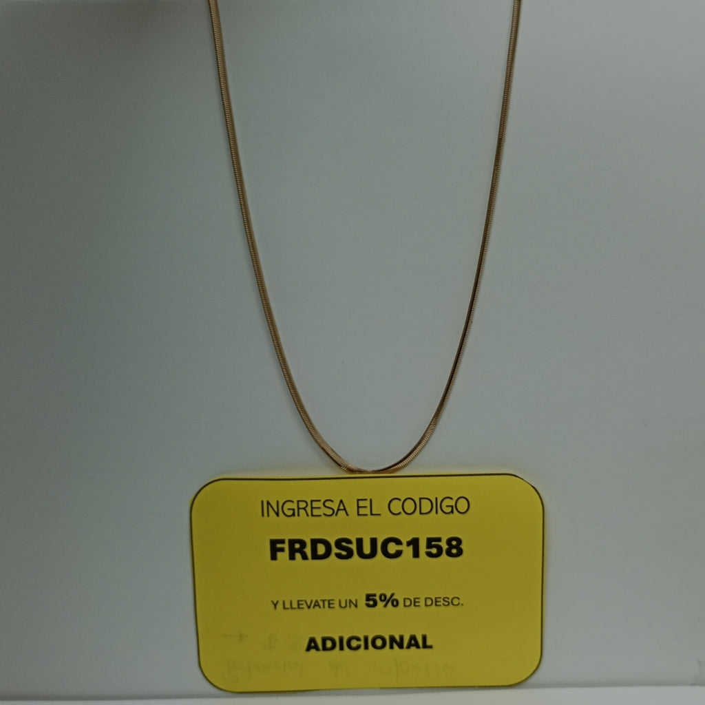 GARGANTILLA ORO 10 K 5,30 GRMS (SEMINUEVO)